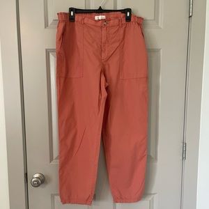 Burnt orange, light weight summer pants from the Lou & Grey Loft. Worn one time